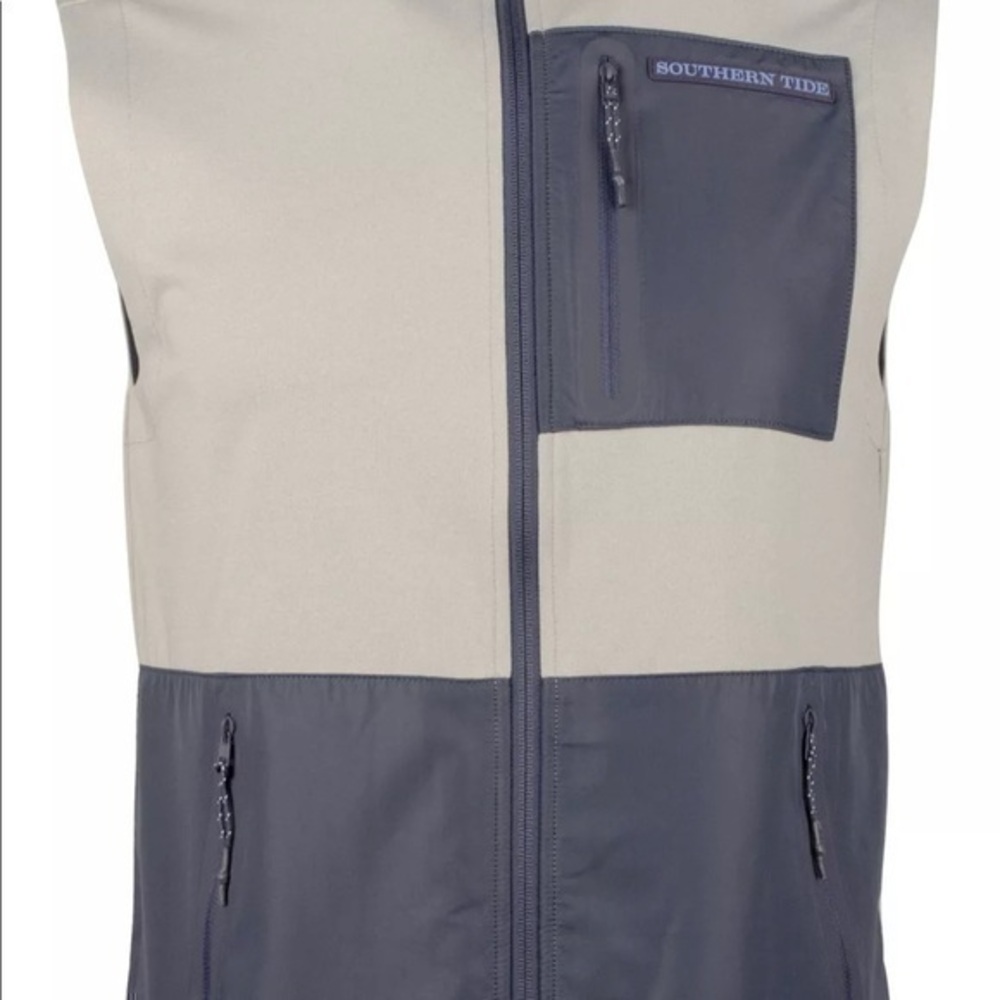 Southern Tide Men's Sea Foam Performance Vest-HGG-Small